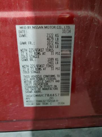 Photo 14 from auction – 2015 NISSAN ROGUE S with VIN 5N1AT2MV6FC784457