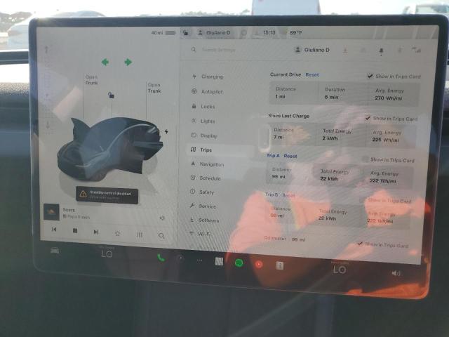 Photo 9 from auction – 2024 TESLA MODEL 3 with VIN 5YJ3E1EA0RF870853