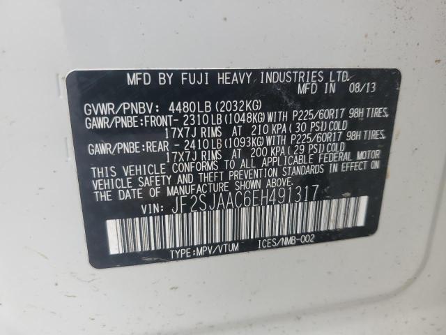 Photo 14 from auction – 2014 SUBARU FORESTER 2 with VIN JF2SJAAC6EH491317