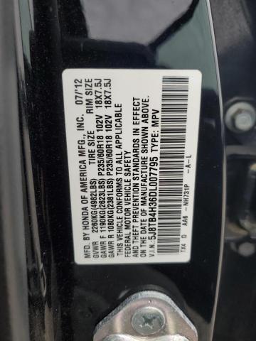 Photo 14 from auction – 2013 ACURA RDX with VIN 5J8TB4H36DL007795