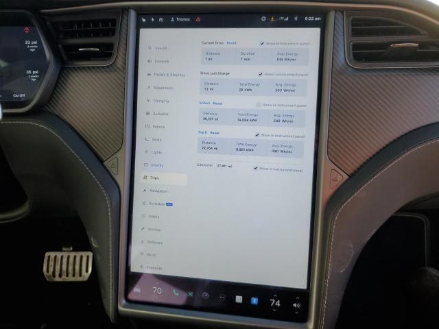 Photo 9 from auction – 2021 TESLA MODEL X with VIN 5YJXCBE44MF324718