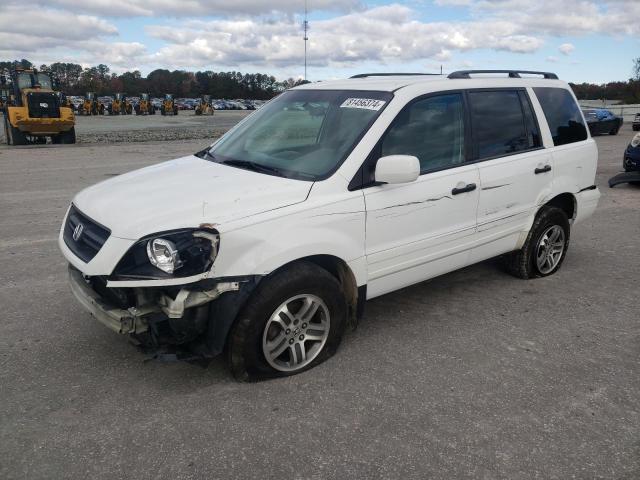 HONDA PILOT EXL 2004 with VIN 2HKYF18574H571419 - Photo from auction