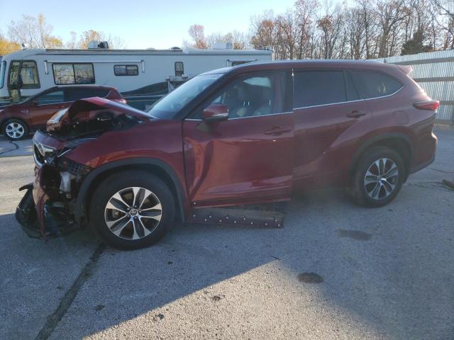 TOYOTA HIGHLANDER 2022 with VIN 5TDGZRBH4NS183905 - Photo from auction