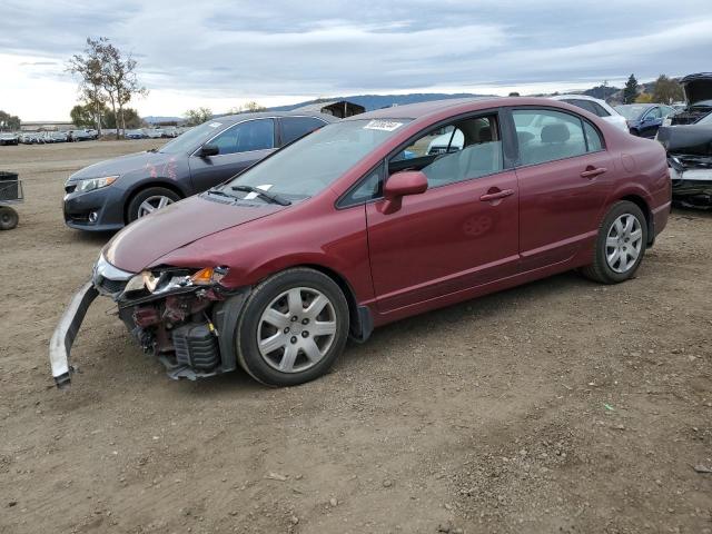 HONDA CIVIC LX 2010 with VIN 19XFA1F51AE078618 - Photo from auction