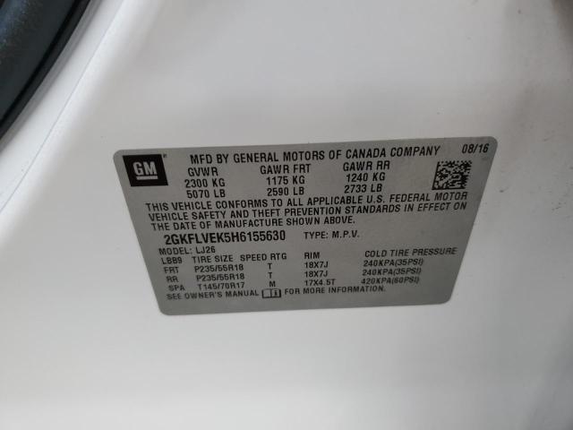 Photo 14 from auction – 2017 GMC TERRAIN DE with VIN 2GKFLVEK5H6155630