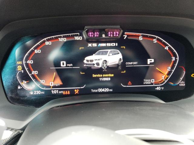 Photo 9 from auction – 2023 BMW X5 M50I with VIN 5UXJU4C06P9P59445
