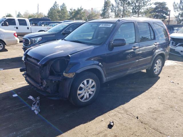 Photo 1 from auction – 2006 HONDA CR-V EX with VIN JHLRD78806C022959
