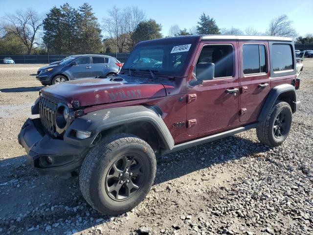 JEEP WRANGLER U 2021 with VIN 1C4HJXDG9MW594591 - Photo from auction