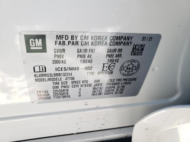 Photo 14 from auction – 2021 BUICK ENCORE GX with VIN KL4MMGSL9MB132314