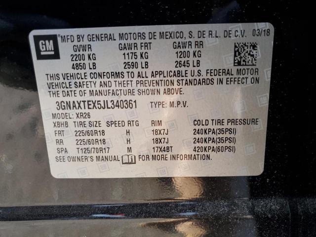 Photo 14 from auction – 2018 CHEVROLET EQUINOX with VIN 3GNAXTEX5JL340361