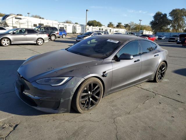 TESLA MODEL S 2022 with VIN 5YJSA1E53NF483508 - Photo from auction