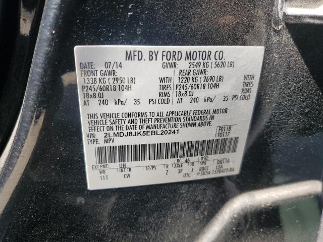 Photo 14 from auction – 2014 LINCOLN MKX with VIN 2LMDJ8JK5EBL20241