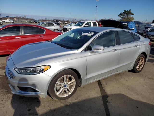 FORD FUSION SE 2018 with VIN 3FA6P0HD4JR202571 - Photo from auction