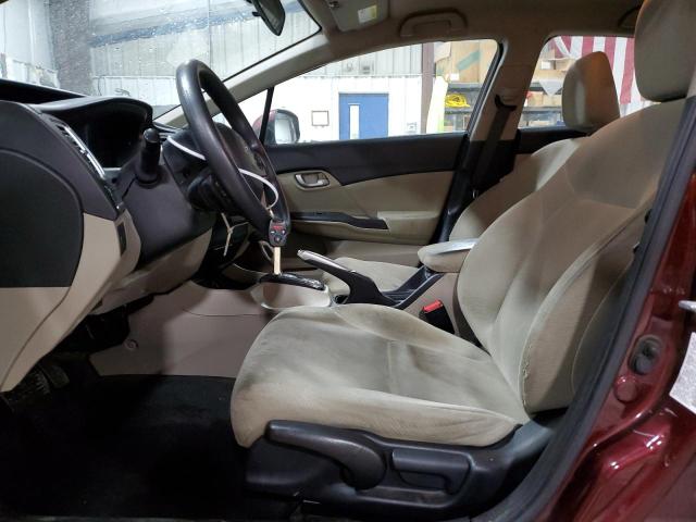 Photo 7 from auction – 2013 HONDA CIVIC LX with VIN 19XFB2F51DE045254