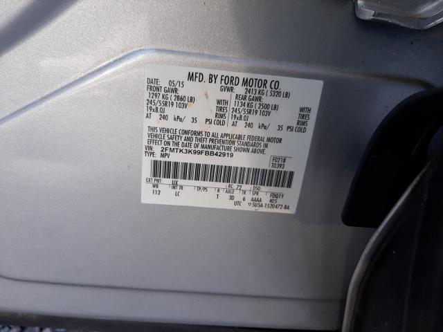 Photo 14 from auction – 2015 FORD EDGE TITAN with VIN 2FMTK3K99FBB42919