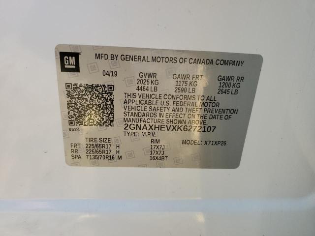 Photo 14 from auction – 2019 CHEVROLET EQUINOX LS with VIN 2GNAXHEVXK6272107