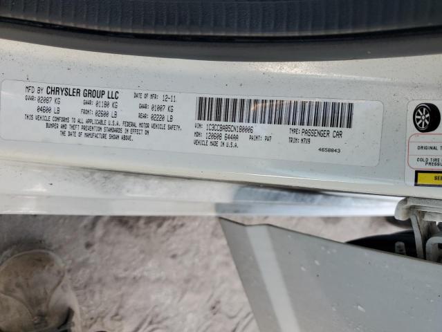 Photo 12 from auction – 2012 CHRYSLER 200 with VIN 1C3CCBAB5CN180006