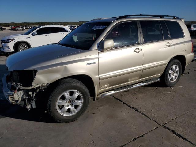 TOYOTA HIGHLANDER 2001 with VIN JTEGF21A910008904 - Photo from auction