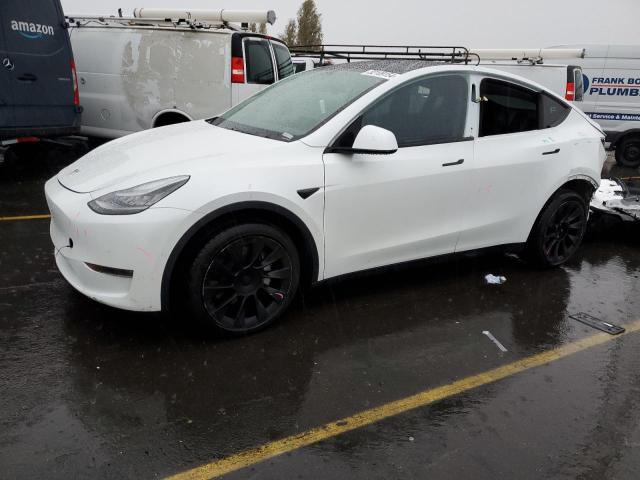 TESLA MODEL Y 2020 with VIN 5YJYGDEE5LF056466 - Photo from auction