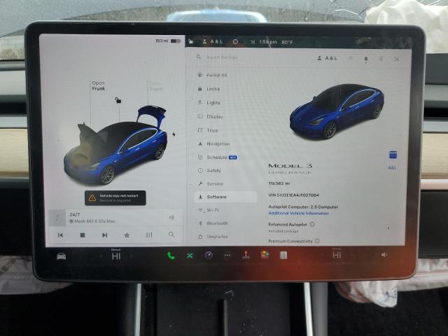 Photo 9 from auction – 2018 TESLA MODEL 3 with VIN 5YJ3E1EA4JF027064