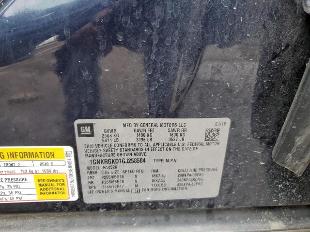 Photo 14 from auction – 2016 CHEVROLET TRAVERSE L with VIN 1GNKRGKD7GJ258504