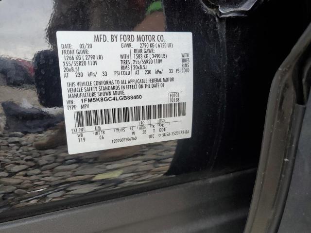 Photo 14 from auction – 2020 FORD EXPLORER S with VIN 1FM5K8GC4LGB88480
