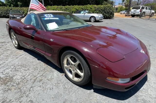CHEVROLET CORVETTE 2003 with VIN 1G1YY32G735122037 - Photo from auction