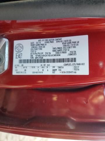 Photo 14 from auction – 2014 FORD ESCAPE SE with VIN 1FMCU0GX1EUC95304