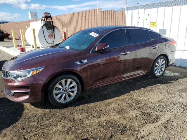 KIA OPTIMA EX 2018 with VIN 5XXGU4L36JG213924 - Photo from auction