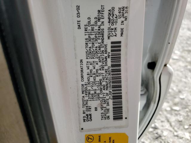 Photo 14 from auction – 2002 LEXUS RX 300 with VIN JTJGF10U920136570