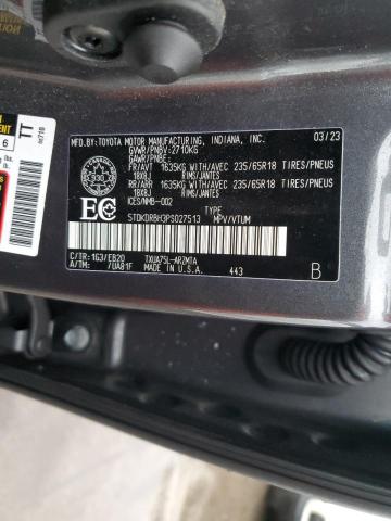 Photo 14 from auction – 2023 TOYOTA HIGHLANDER with VIN 5TDKDRBH3PS027513