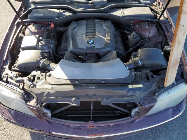 Photo 11 from auction – 2006 BMW 750 LI with VIN WBAHN835X6DT62829