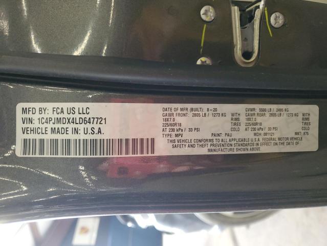 Photo 14 from auction – 2020 JEEP CHEROKEE L with VIN 1C4PJMDX4LD647721