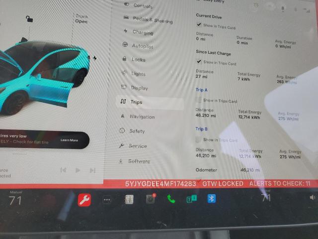 Фото 9 с аукциона – 2021 TESLA MODEL Y с VIN 5YJYGDEE4MF174283