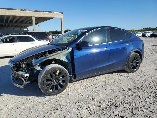 TESLA MODEL Y 2021 with VIN 5YJYGDEE6MF263661 - Photo from auction