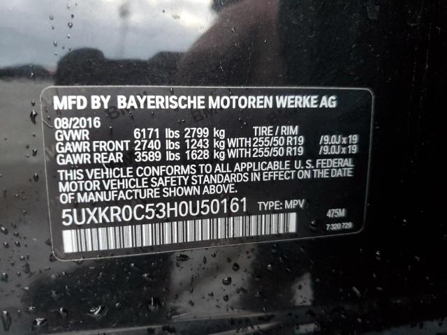 Photo 14 from auction – 2017 BMW X5 XDRIVE3 with VIN 5UXKR0C53H0U50161