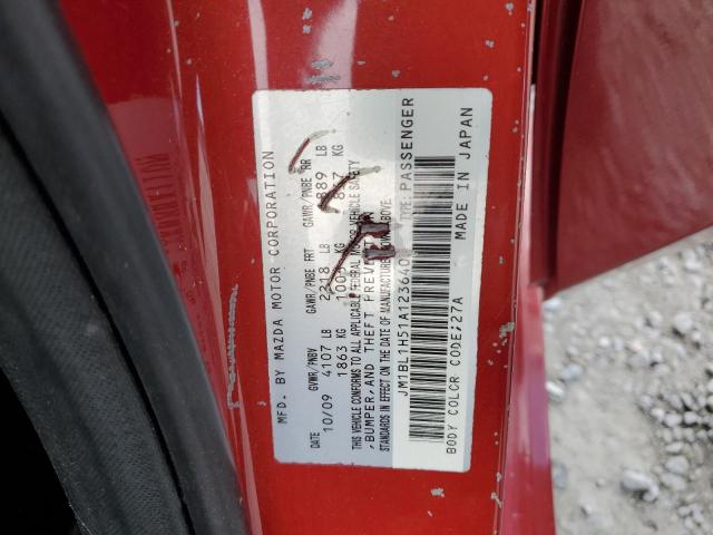 Photo 14 from auction – 2010 MAZDA 3 S with VIN JM1BL1H51A1236402