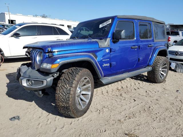 JEEP WRANGLER U 2018 with VIN 1C4HJXEG8JW256349 - Photo from auction