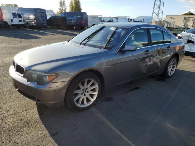 BMW 745 I 2002 مع رقم تعريف المركبة WBAGL63462DP57016 - صورة من المزاد