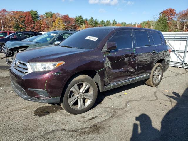 TOYOTA HIGHLANDER 2013 with VIN 5TDBK3EHXDS278653 - Photo from auction