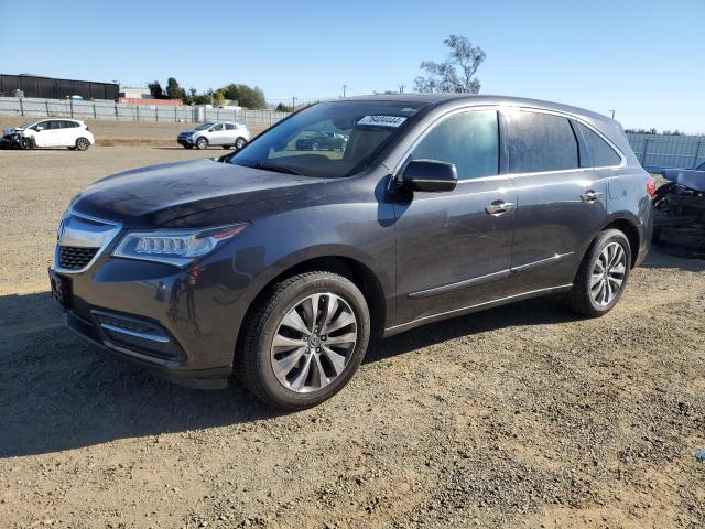 ACURA MDX TECHNO 2014 with VIN 5FRYD4H4XEB044603 - Photo from auction