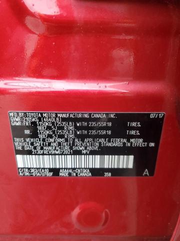 Photo 14 from auction – 2017 TOYOTA RAV4 LIMIT with VIN 2T3DFREV9HW673921