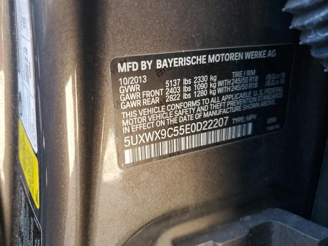 Photo 14 from auction – 2014 BMW X3 XDRIVE2 with VIN 5UXWX9C55E0D22207