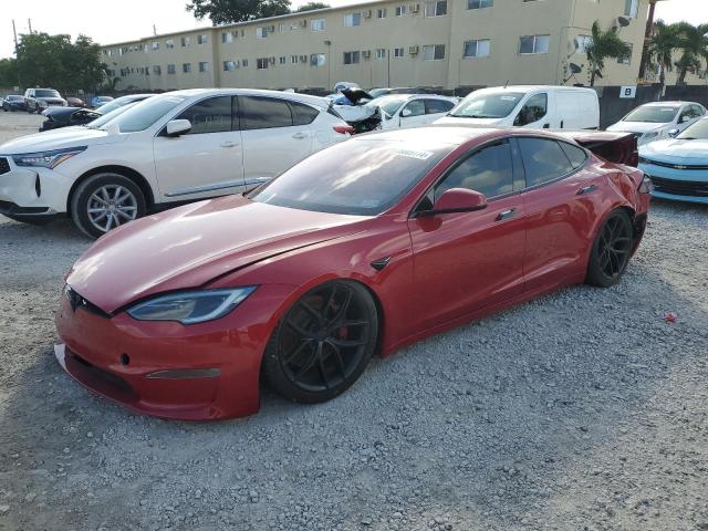 TESLA MODEL S 2022 with VIN 5YJSA1E56NF487004 - Photo from auction