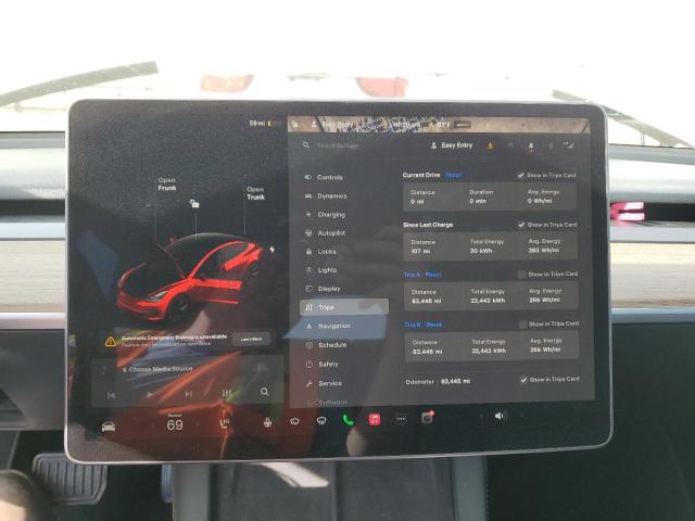 Photo 9 from auction – 2021 TESLA MODEL 3 with VIN 5YJ3E1EB8MF046231