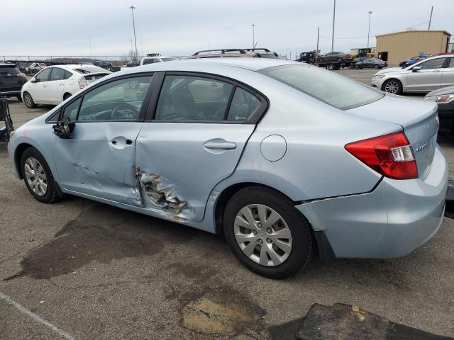 Photo 2 from auction – 2012 HONDA CIVIC LX with VIN 19XFB2F5XCE325219