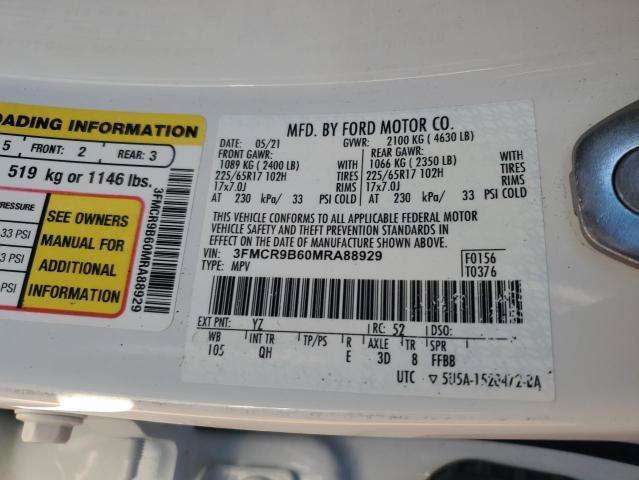 Photo 14 from auction – 2021 FORD BRONCO SPO with VIN 3FMCR9B60MRA88929