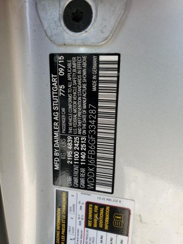 Photo 14 from auction – 2016 MERCEDES-BENZ E 400 with VIN WDDKJ6FB6GF334287
