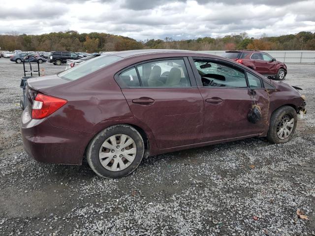Photo 3 from auction – 2012 HONDA CIVIC LX with VIN 2HGFB2F50CH551727