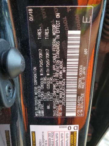 Photo 14 from auction – 2018 TOYOTA 4RUNNER SR with VIN JTEZU5JR3J5178474